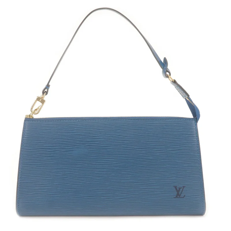 Louis Vuitton Epi Pochette Accessoires OldStyle Toledo Blue M52947