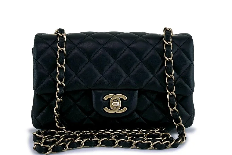 Chanel Black Classic Quilted Rectangular Mini Flap Bag