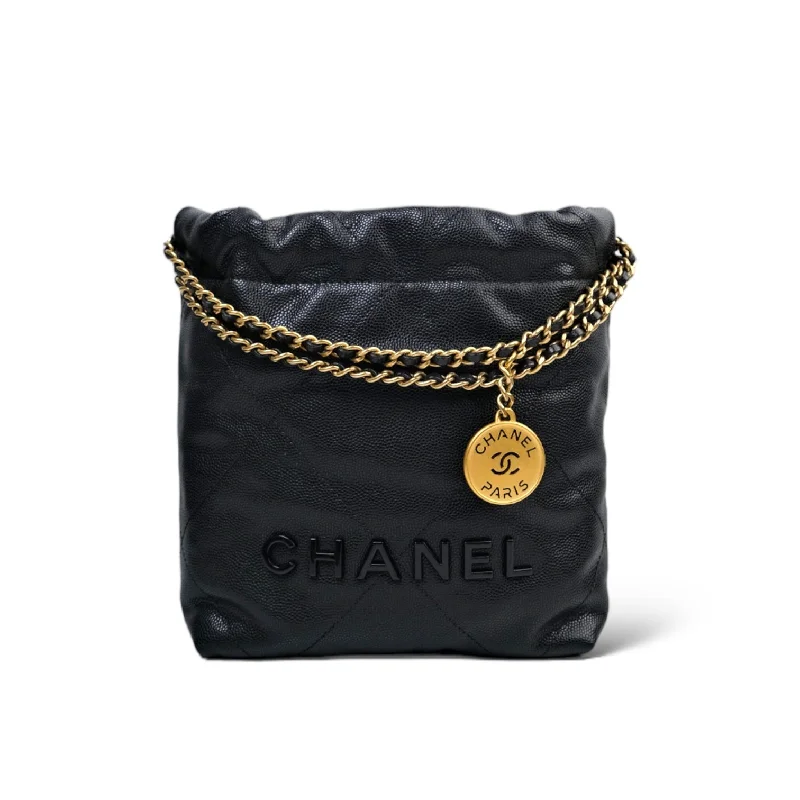 Chanel Caviar Mini 22 Black - (MICROCHIP)