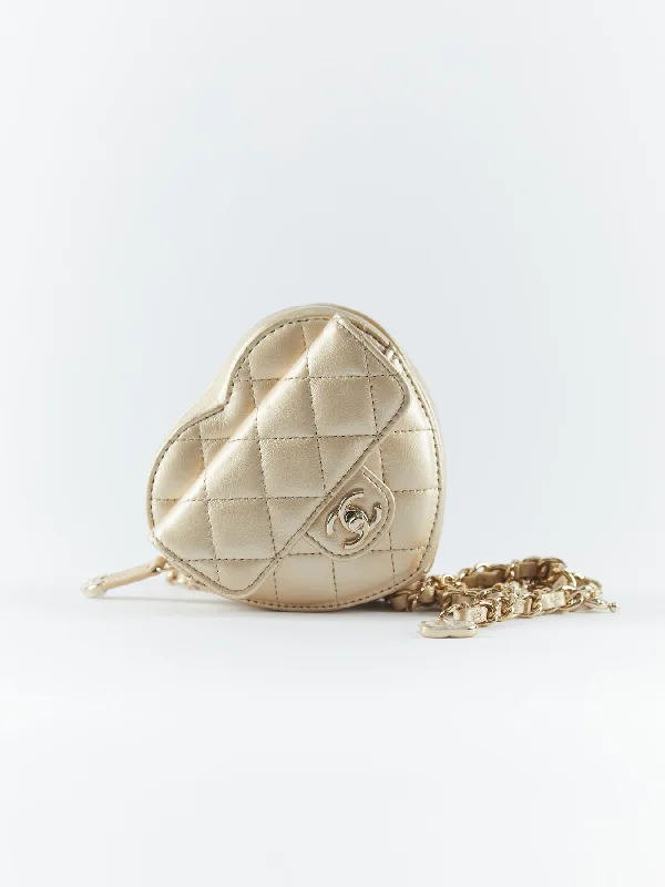 Chanel Heart Bag Gold (Belt Bag)