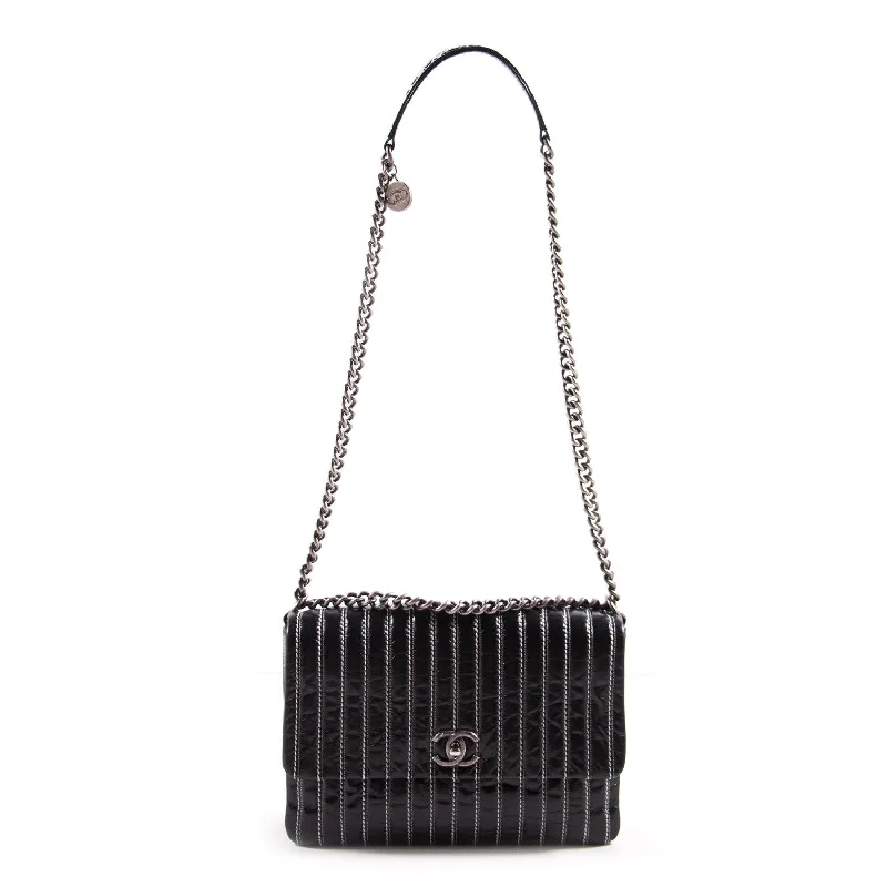 Chanel Vertical Single Flap Bag