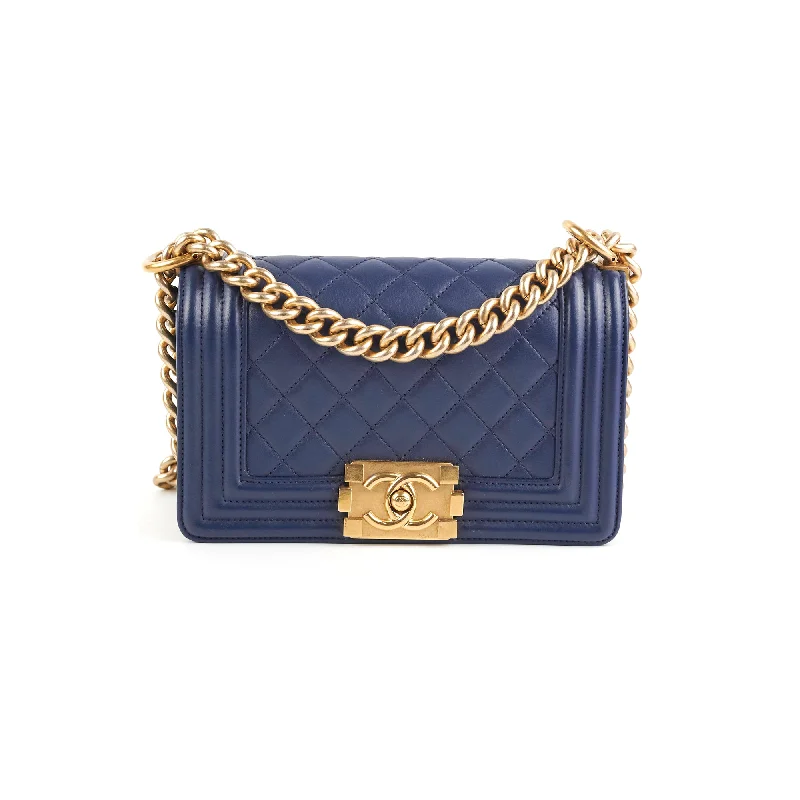 Chanel Boy Small Blue