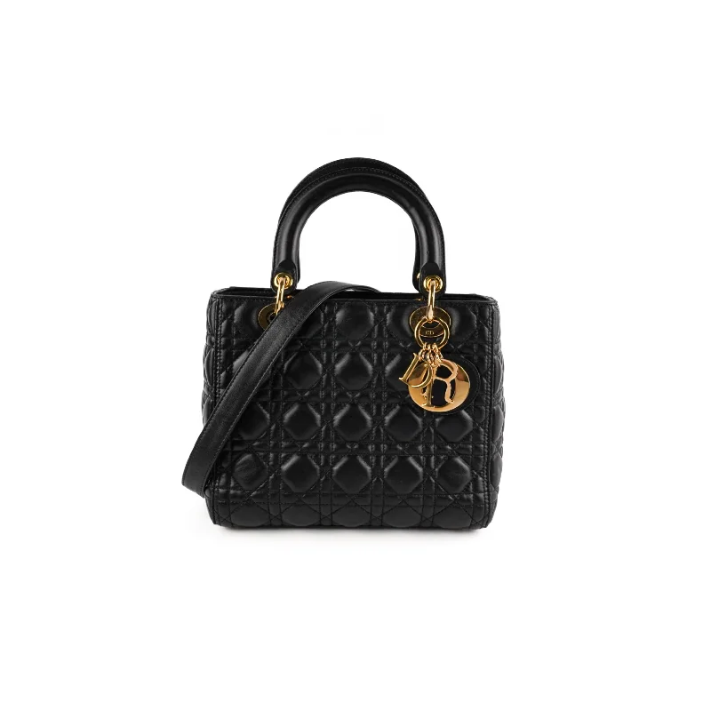 Dior Lady Dior Medium Black