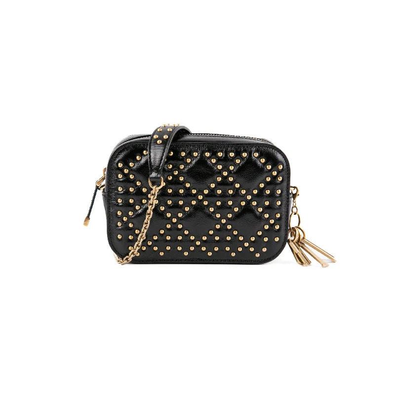 Christian Dior Studded Mini Black Camera Bag