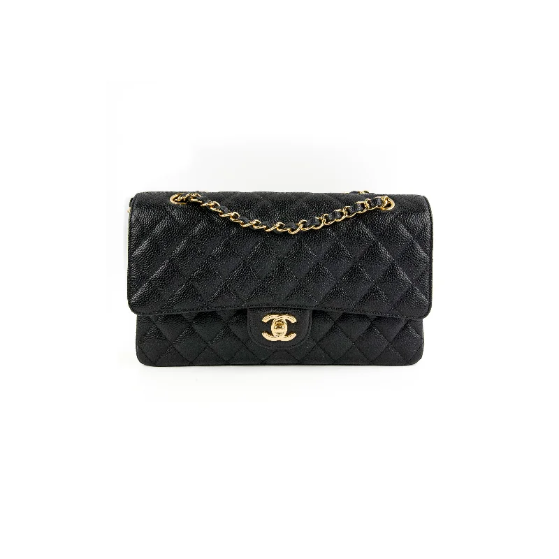 Chanel Classic Flap Medium/Large Black Caviar Shoulder Bag