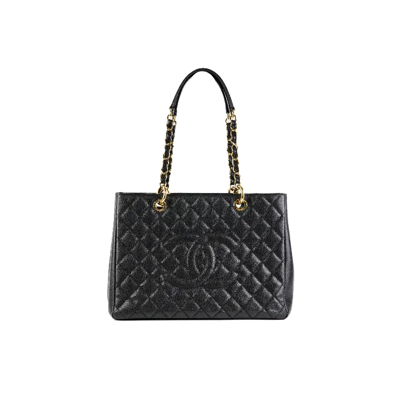 Chanel GST Caviar Black Tote Bag