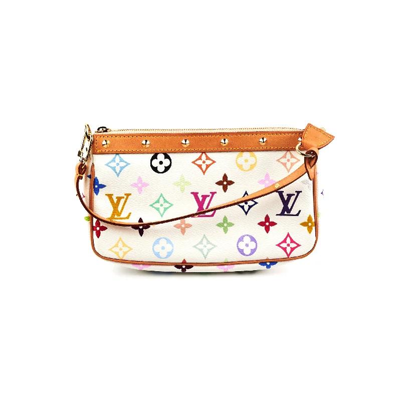 Louis Vuitton Pochette Accessories Multicolour White