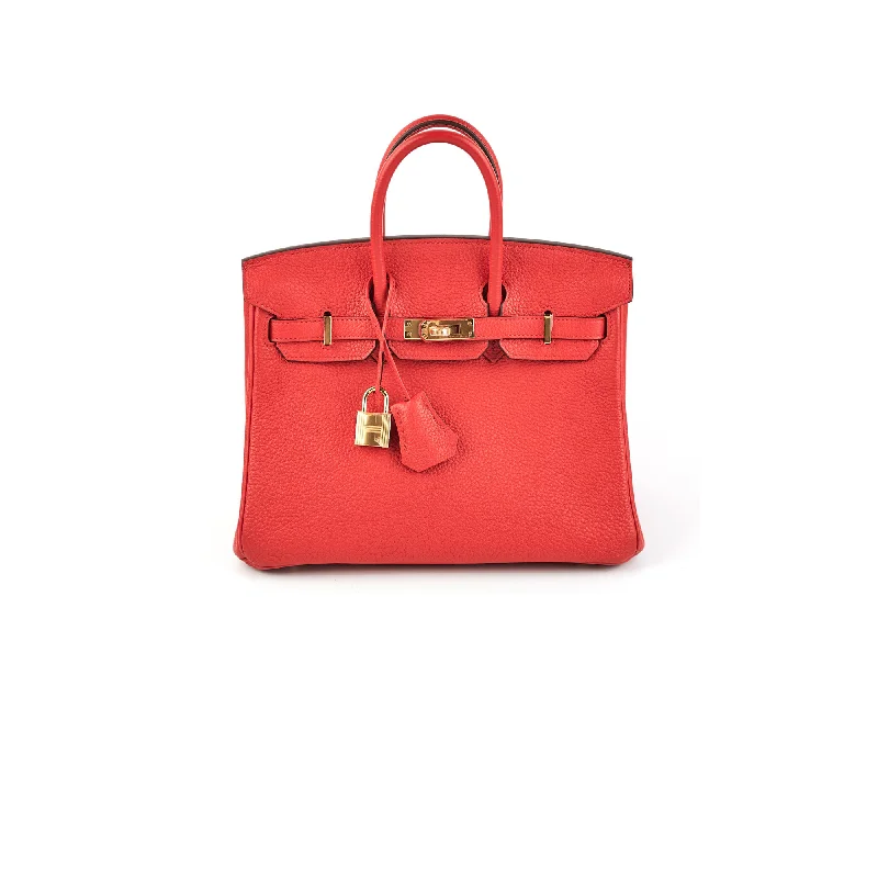 Hermes Birkin 25 Rouge De Coeur C Stamp