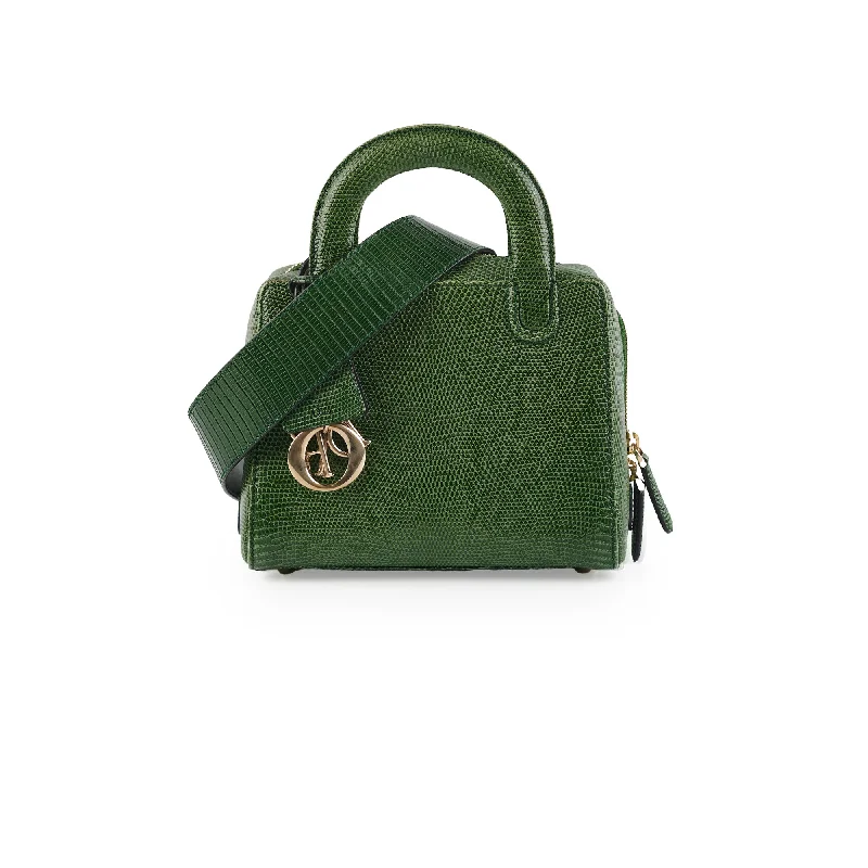 Christian Dior Green Mini Top Handle Bag