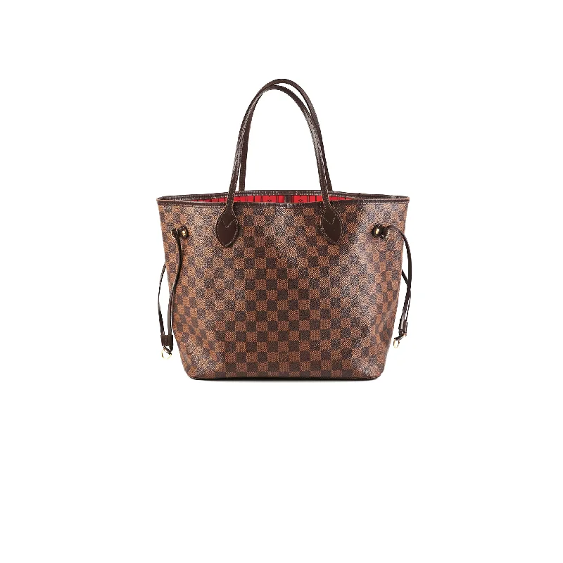 Louis Vuitton Neverfull MM Damier Ebene Shoulder Bag