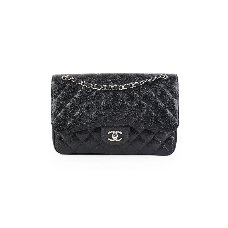 Chanel Jumbo Classic Double Flap Caviar Black