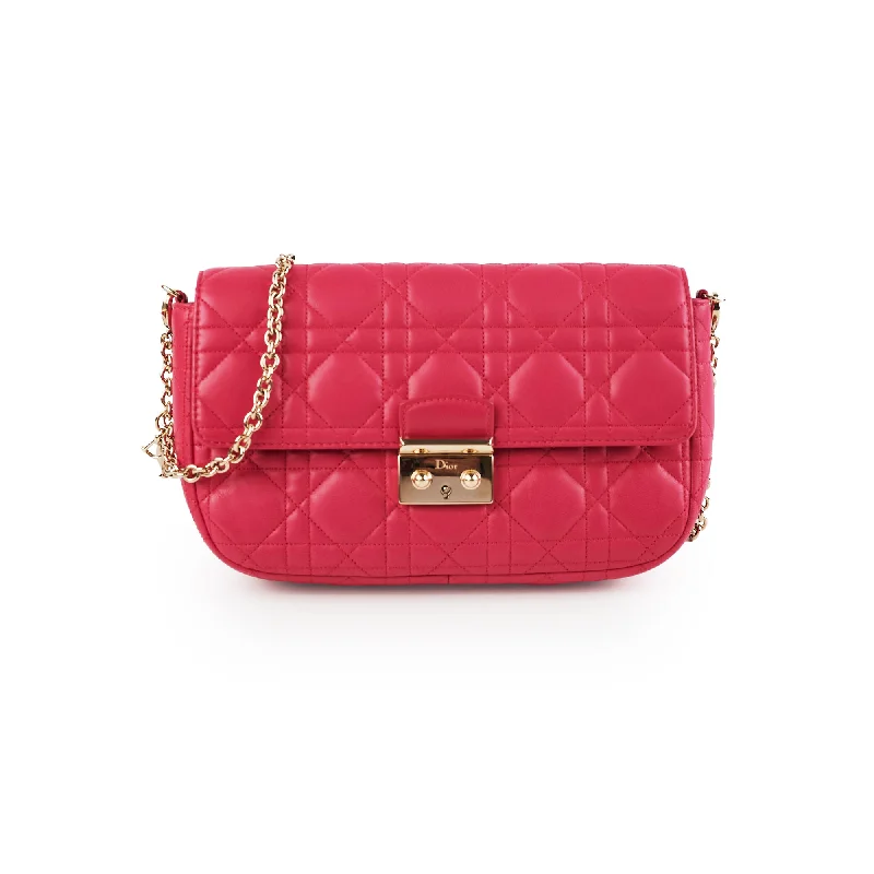 Christian Dior Promenade Fuschia Crossbody Clutch