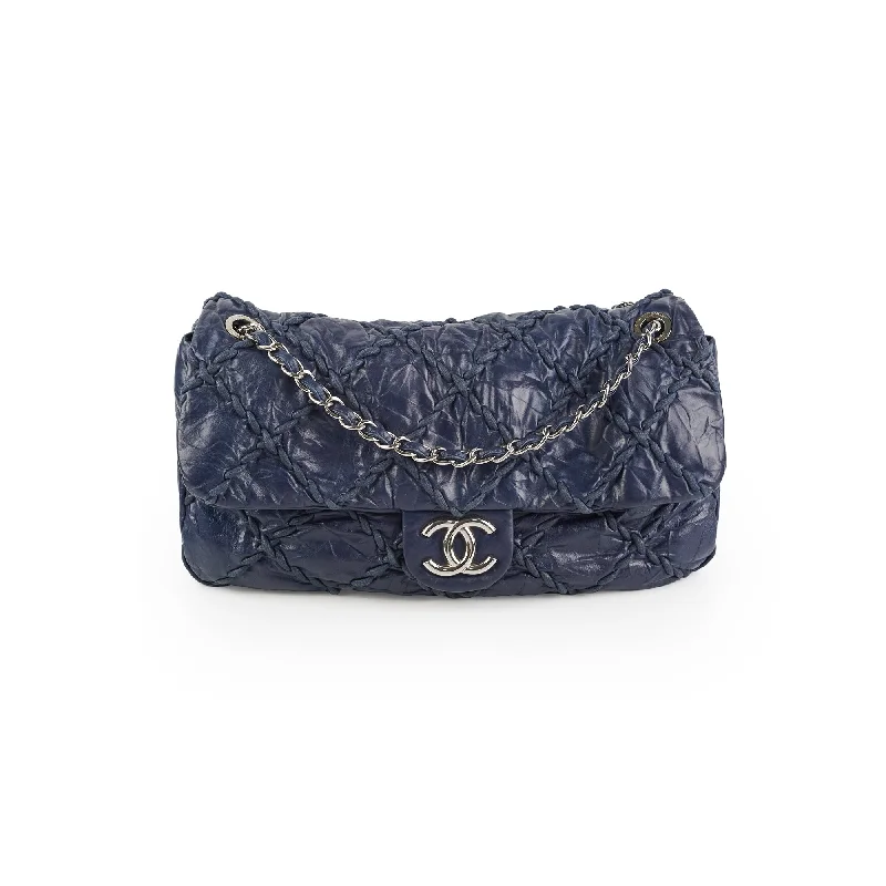 Chanel Ultra Stitch Navy Flap Bag