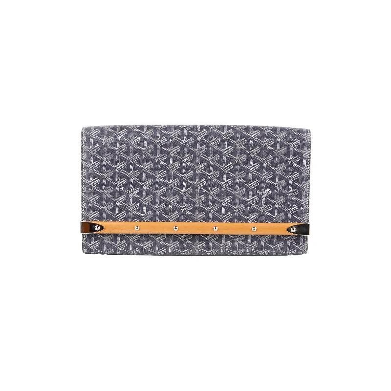 Goyard Monte Carlo Clutch Grey