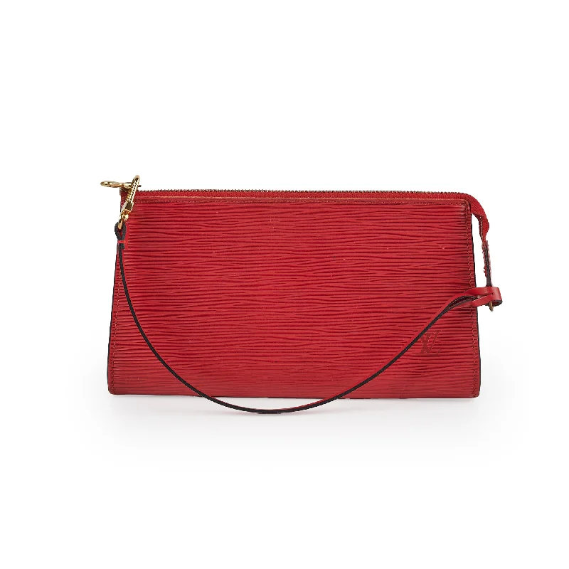 Louis Vuitton Epi Pochette Red