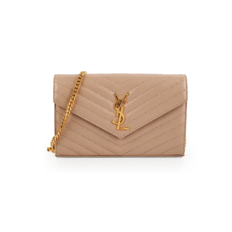 Saint Laurent Envelope Medium Beige