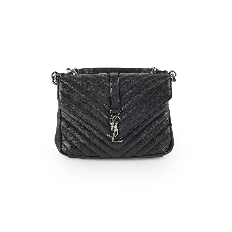 Saint Laurent College Medium Black Bag