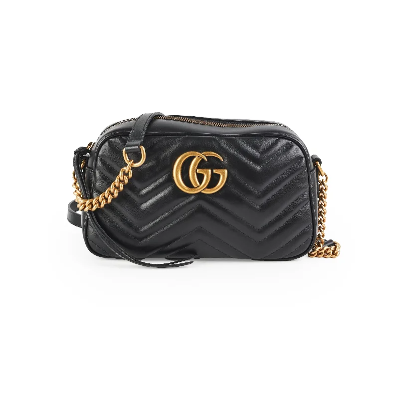 Gucci Marmont Small Camera Bag Black