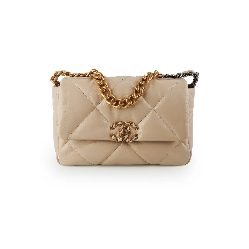 ITEM 19 - Chanel Small 19 Light Beige