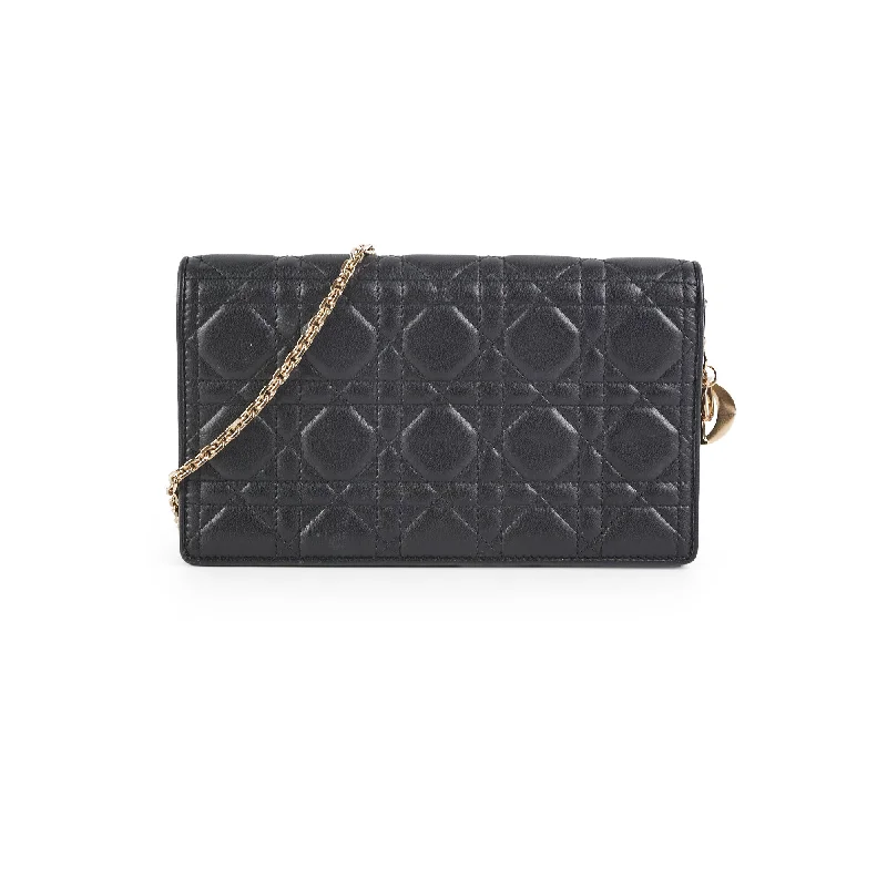 Dior Wallet on Chain WOC Black