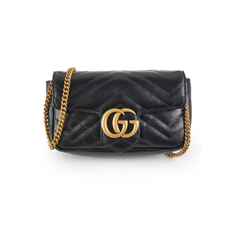 Gucci Super Mini Marmont Black