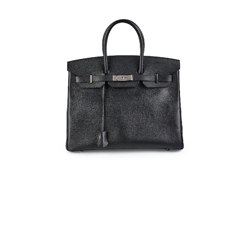 Hermes Birkin 35 Epsom Noir - N Square Stamp