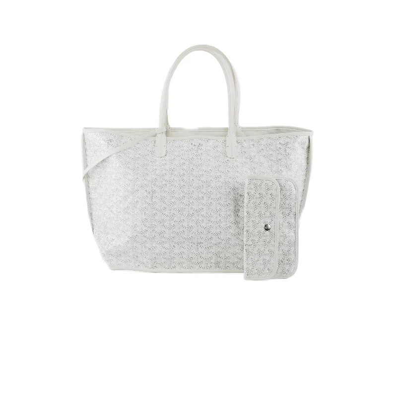 Goyard St Louis PM White Shoulder Bag