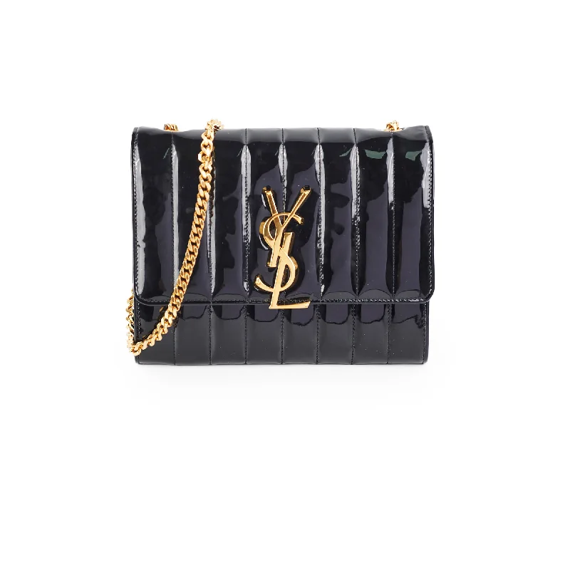 Saint Laurent Vicky Crossbody Bag Black