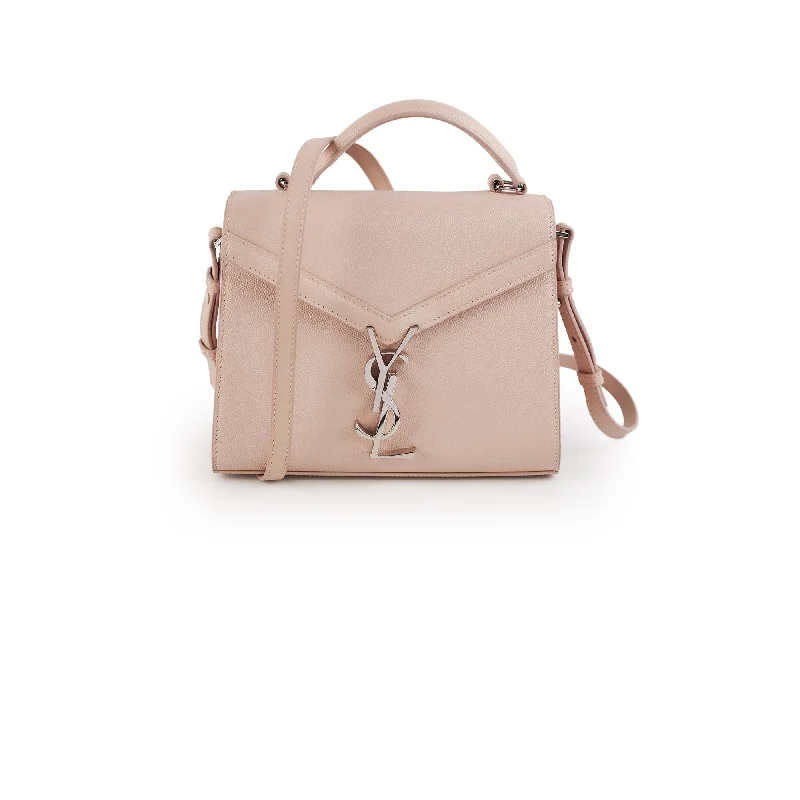 Saint Laurent Cassandra Small Pink Crossbody Bag