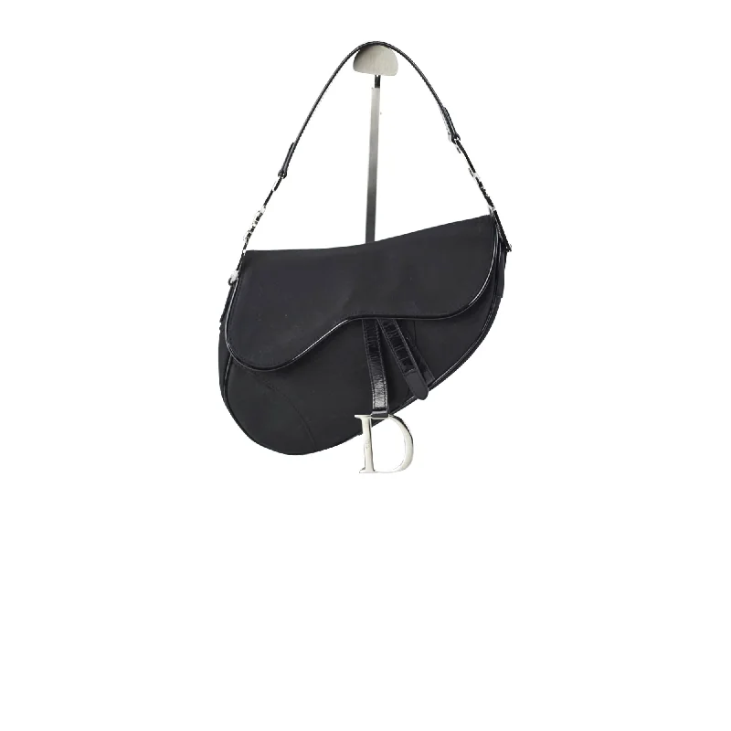 Christian Dior Nylon Saddle Black