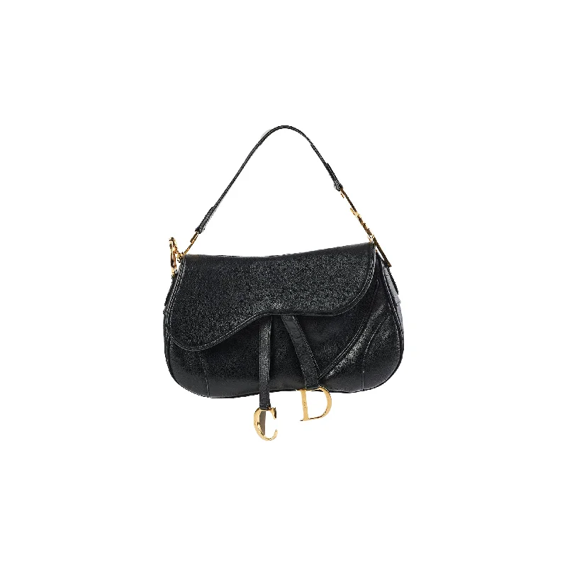 Christian Dior Vintage Shoulder Black Bag