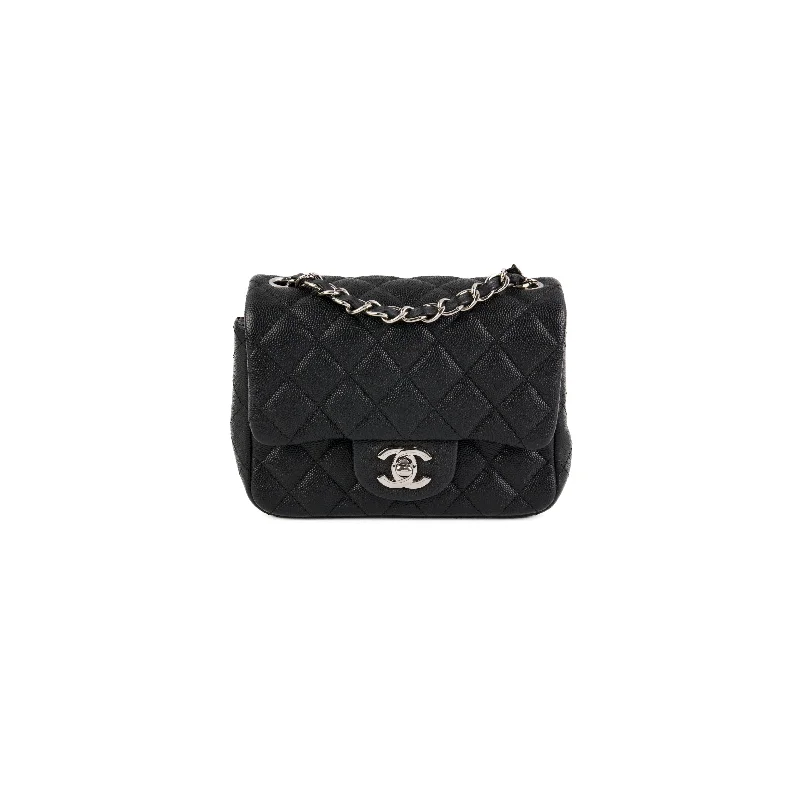 ITEM 18 - Chanel Mini Square Black Caviar