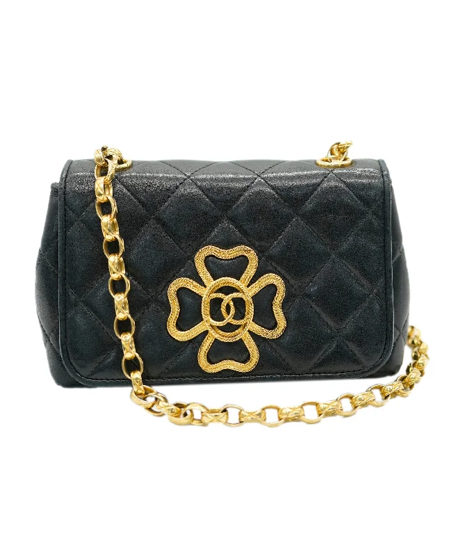 Chanel Black Lambskin Bag with Bijoux Chain  - AJC0726