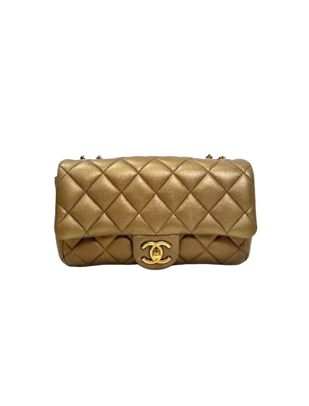 Chanel Gold CF Small in Aged Calfskin