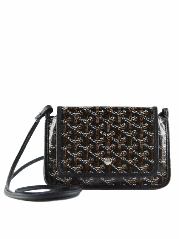 GOYARD Plumet Wallet Crossbody Bag in Black