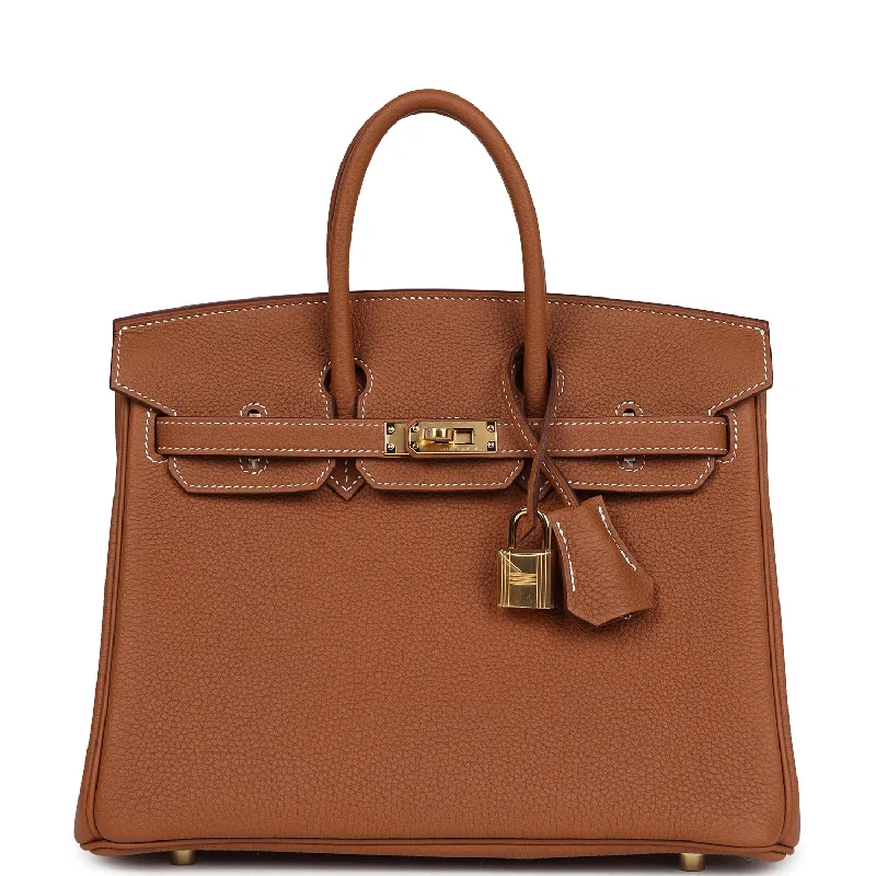 Hermes Birkin 25 Gold Togo Gold Hardware