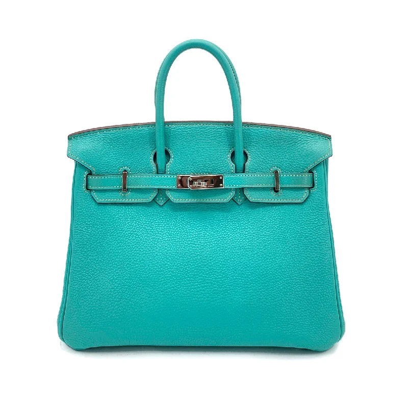 HERMES BIRKIN 25 LAGON TOGO HAND BAG SHW □L SHW 90255936