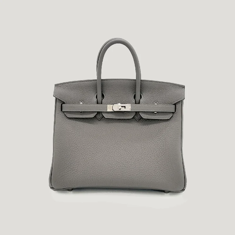 Hermès Birkin 25 Gris Meyer (Grey) | Togo With Palladium Hardware