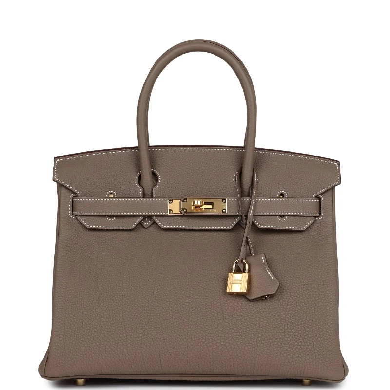 Hermes Birkin 30 Etoupe Togo Gold Hardware