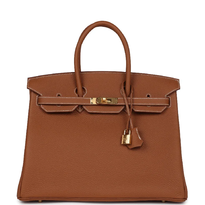 Hermes Birkin 35 Gold Togo Gold Hardware