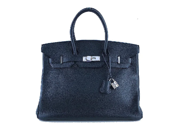 Hermes Black Birkin, 35cm Togo Tote Bag PHW