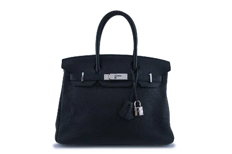 Hermes Black Togo 30cm Birkin Bag PHW