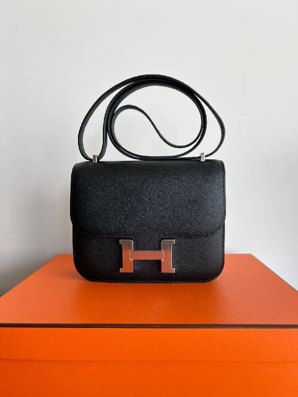 Hermès Constance 18 Black Epsom PHW