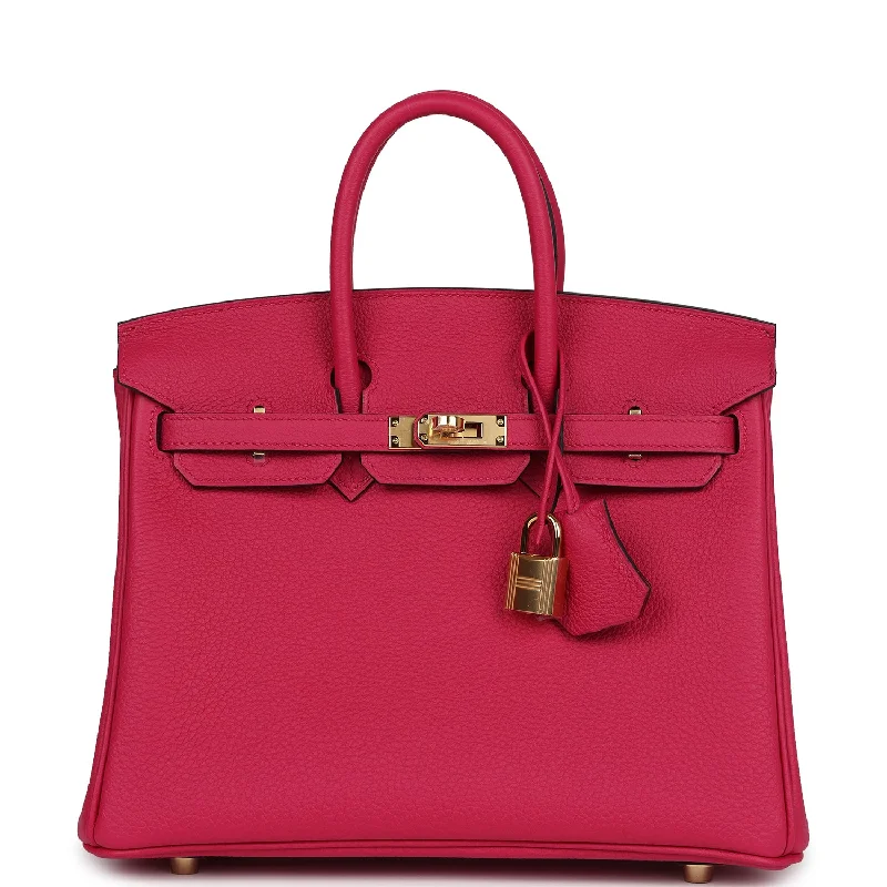 Hermes Special Order (HSS) Birkin 25 Rose Mexico Verso Togo Gold Hardware