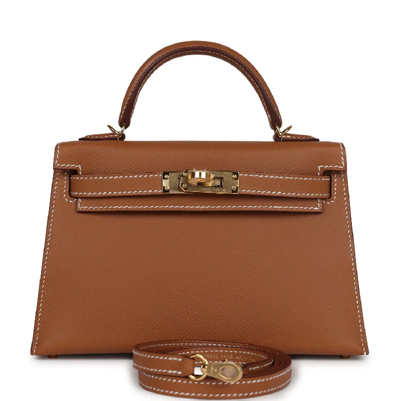 Hermes Kelly Sellier 20 Gold Epsom Gold Hardware