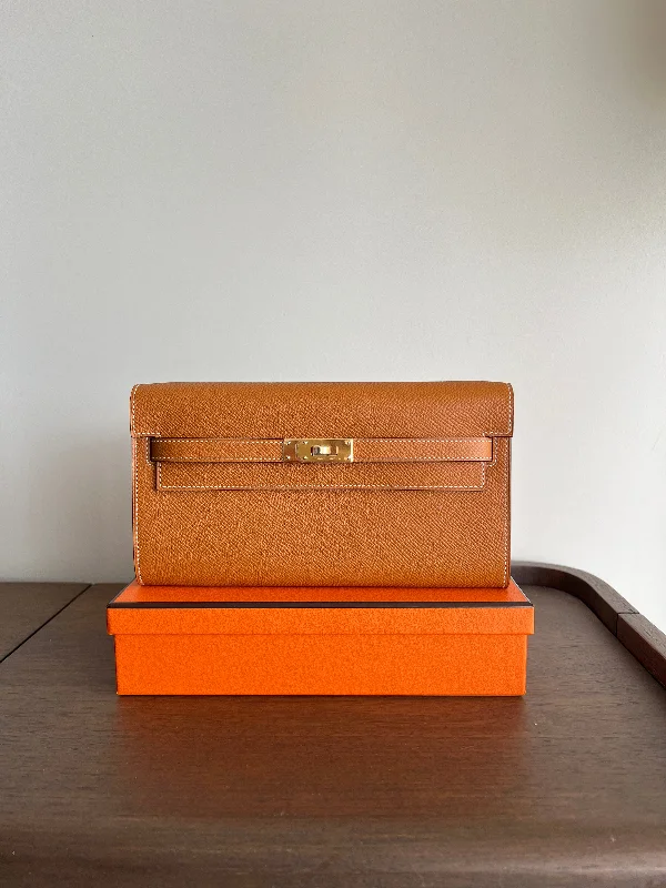 Hermès Kelly To Go Toffee Epsom GHW