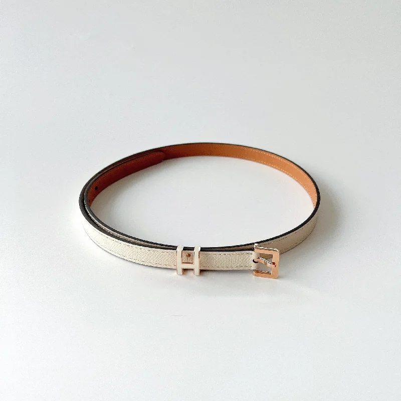 Hermès Pop H 15 Belt | Nata | Cream