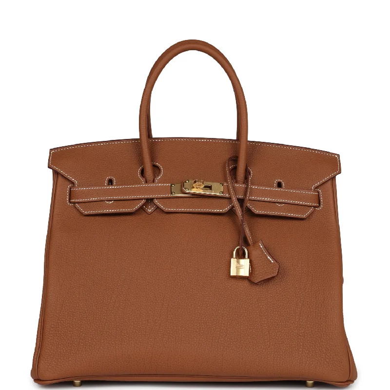 Hermes Birkin 35 Gold Togo Gold Hardware