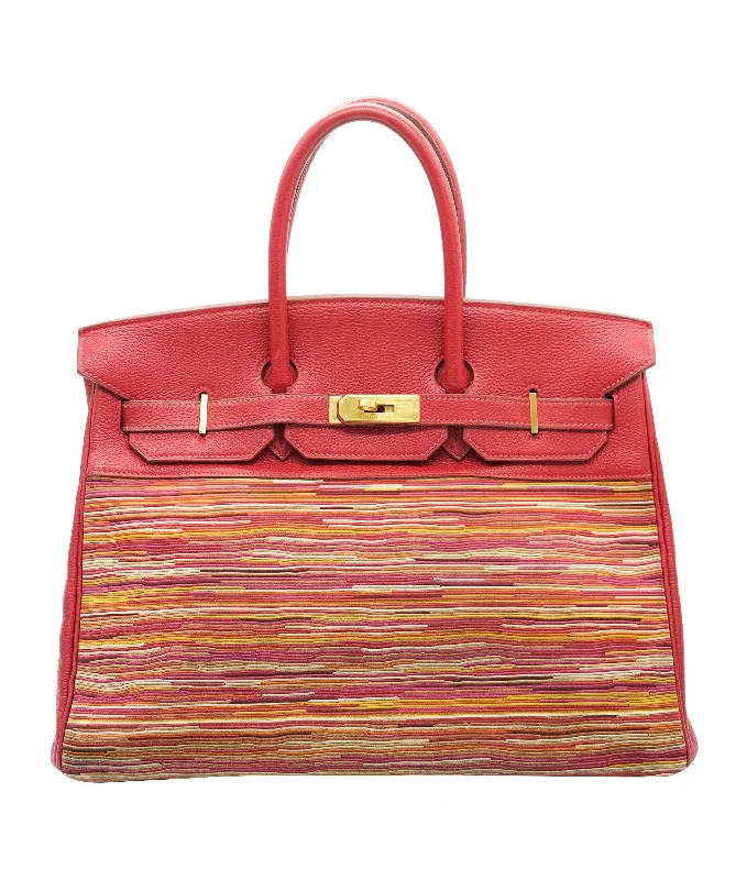 Hermes viberato Birkin 35 rough casaque GHW  - AJC0770